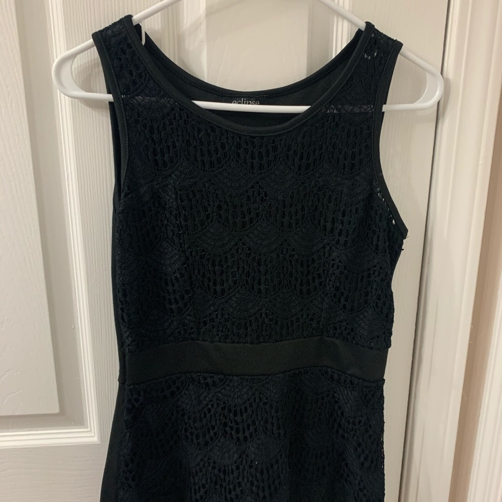 Black lace top